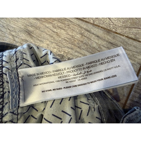 Ariat Denim Bootcut Jeans size 26 Short 26S Womens Boot Western Mid Rise 1963 - Picture 13 of 16